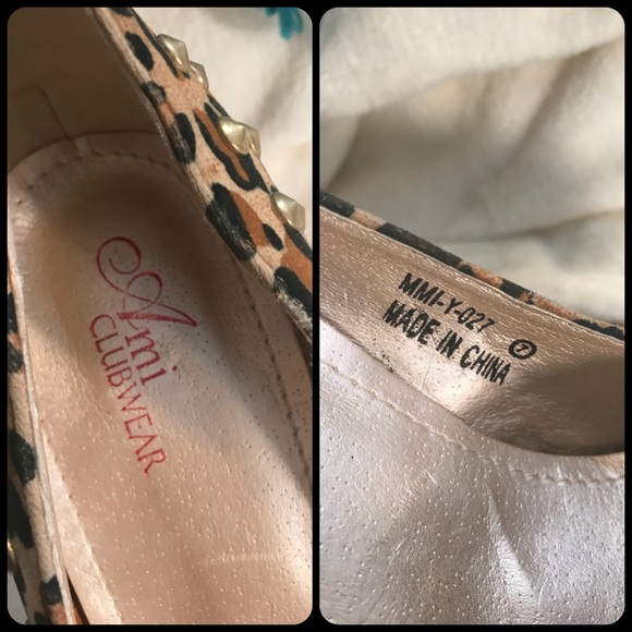 Ami Clubwear Leopard studded Platform Stilettos - Picture 7 of 7